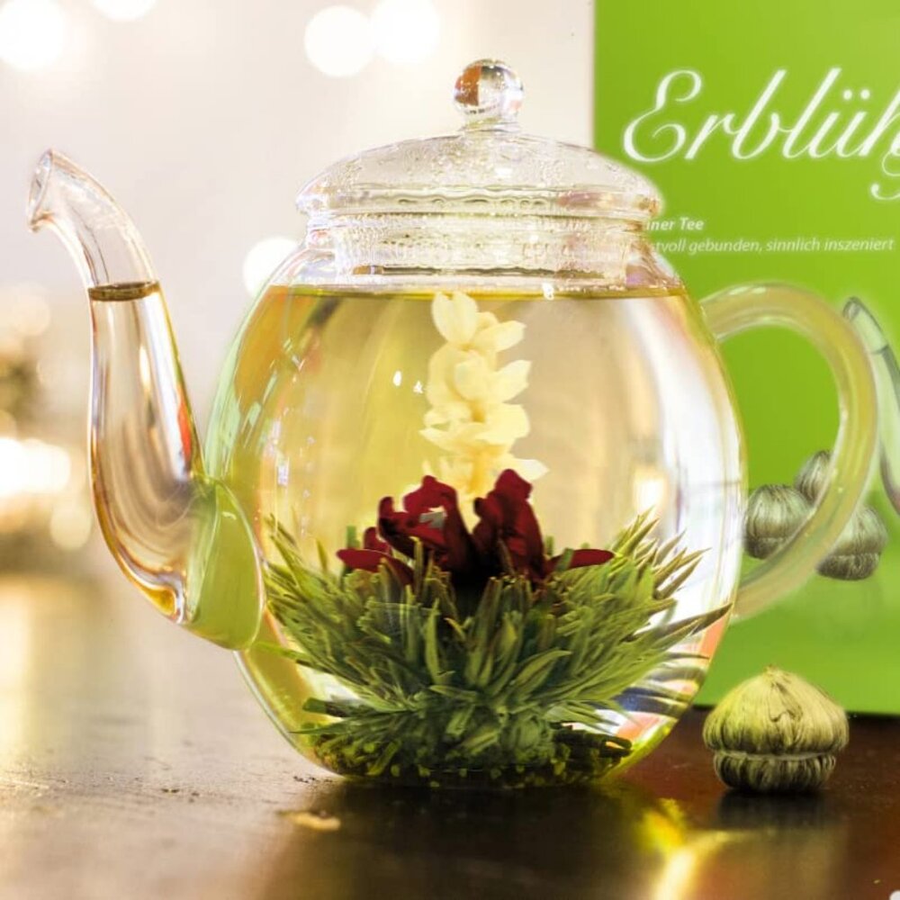 Flowering Abloom Tea - Blooming Gift Set in Stylish Wooden Box, 12pcs - Picture 5 of 7
